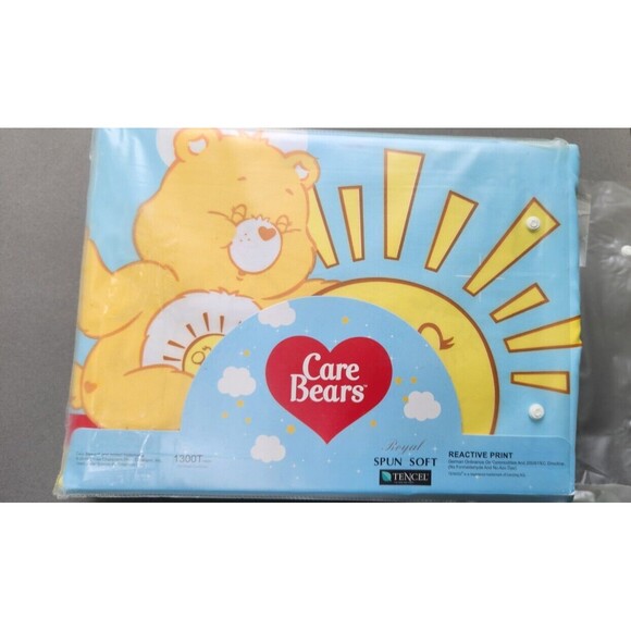 Care Bears Duvet Cover Fitted Sheet Pillowcase Set Doona New